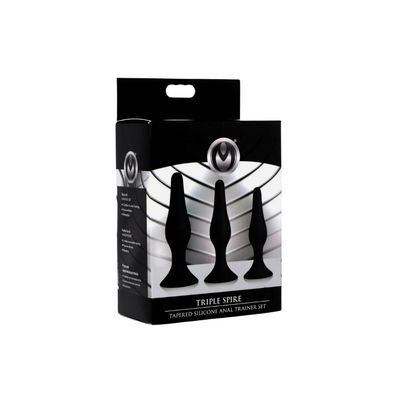 Triple Spire Tapered Anal Trainer Set