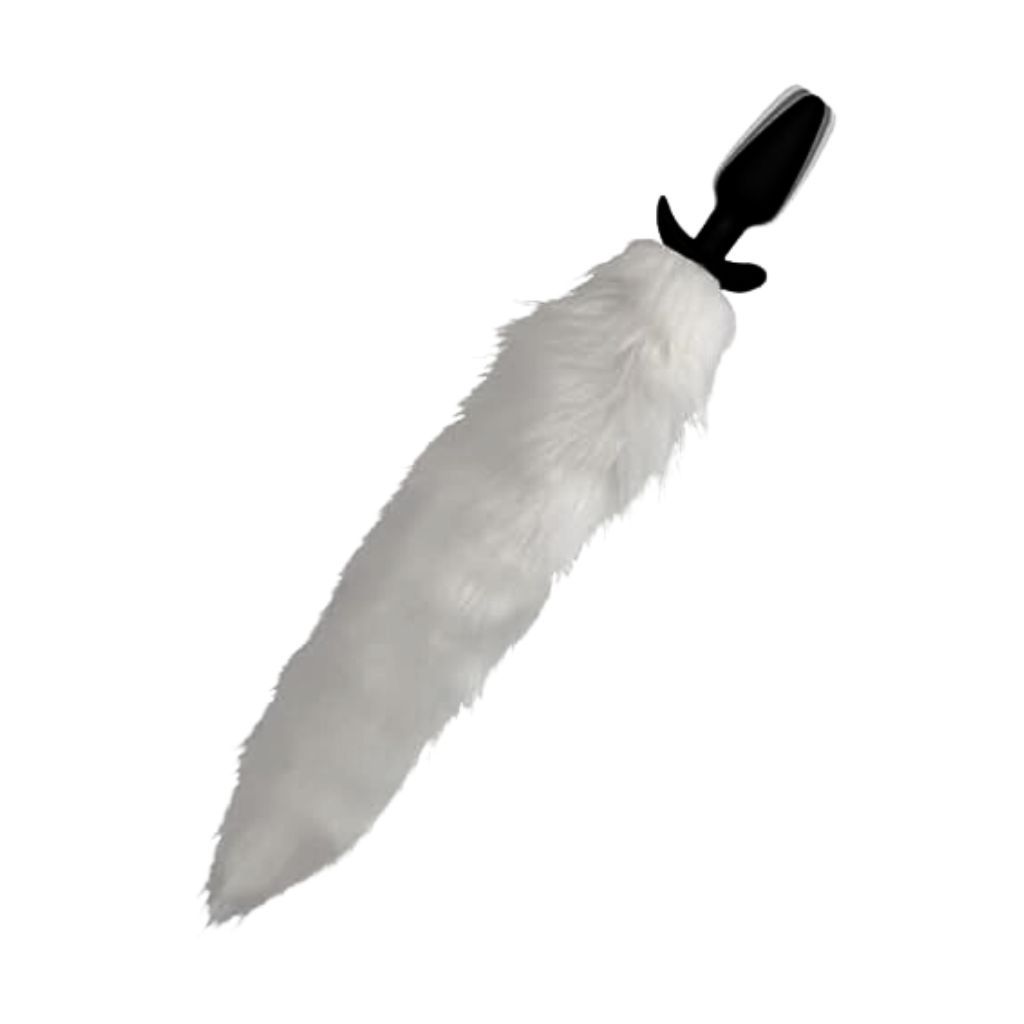 Vibrating White Fox Tail