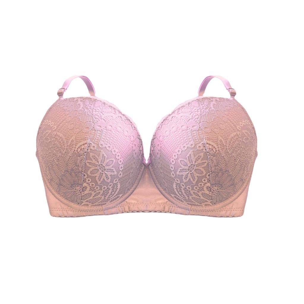 After Last Night Push-Up Bra - Pink, Size: 34A