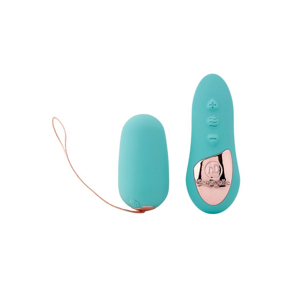 Petite Egg Remote Control Vibrator, Color: Blue