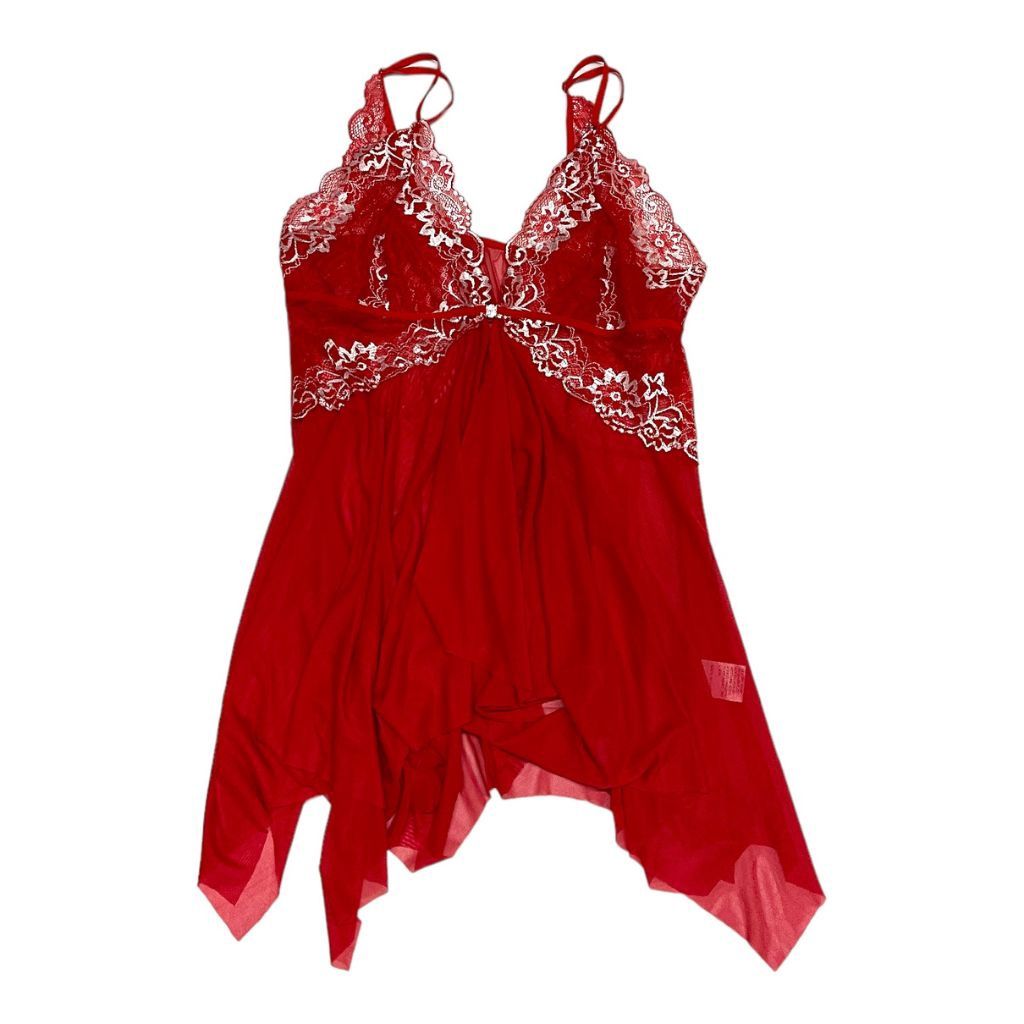 Plus Size Lace Babydoll Dress, Size: 1X
