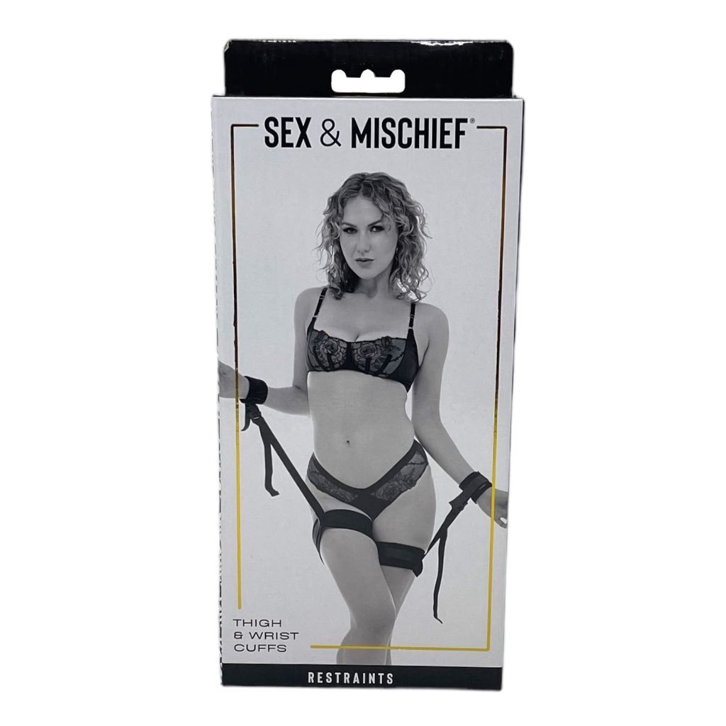 S&amp;M Brat Thigh and Wrist Cuffs
