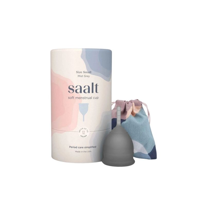 Saalt Soft Menstrual Cup - Mist Grey
