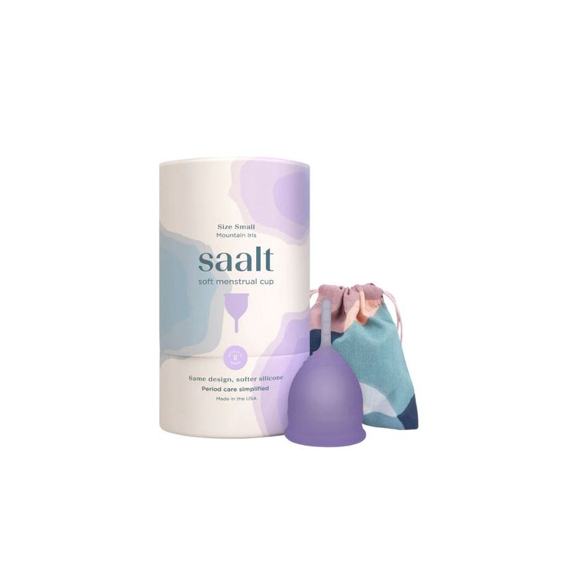 Saalt Soft Menstrual Cup - Mountain Iris