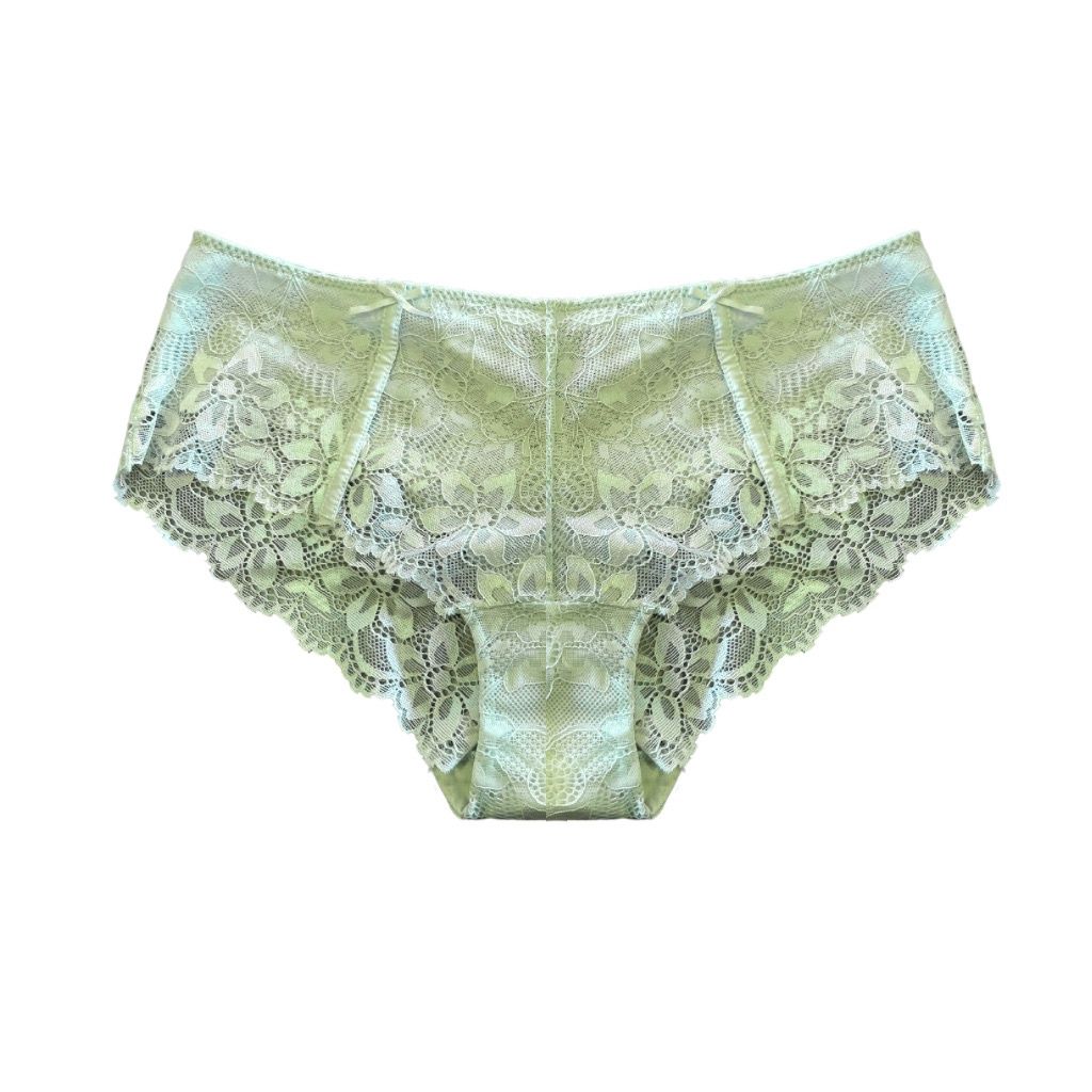 Sunset Floral Lace Hipster Panties, Size: Small