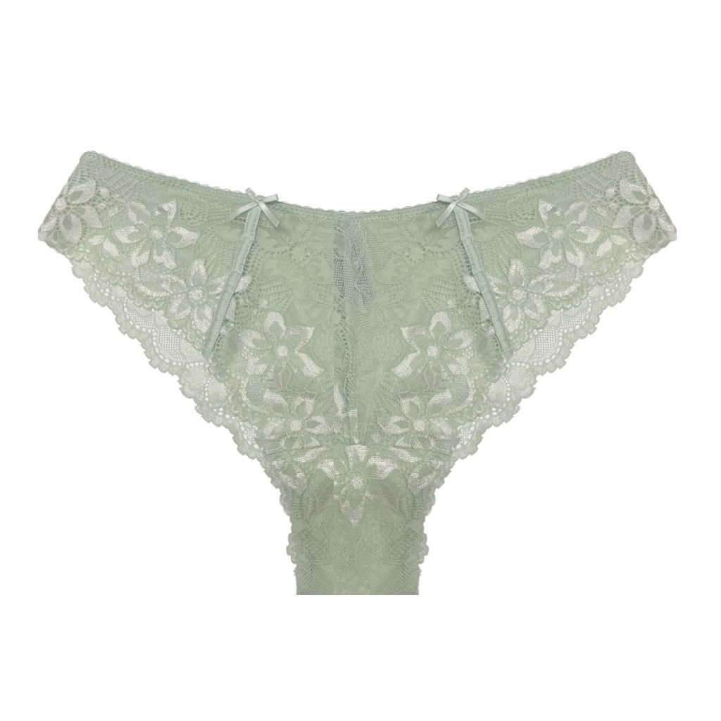 Sunset Floral Lace Thong, Size: Small