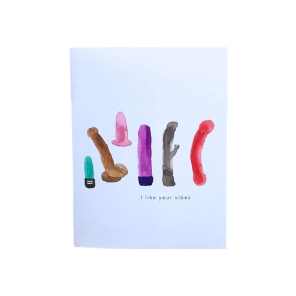 I Like Your Vibes Adult Toy Greeting Card