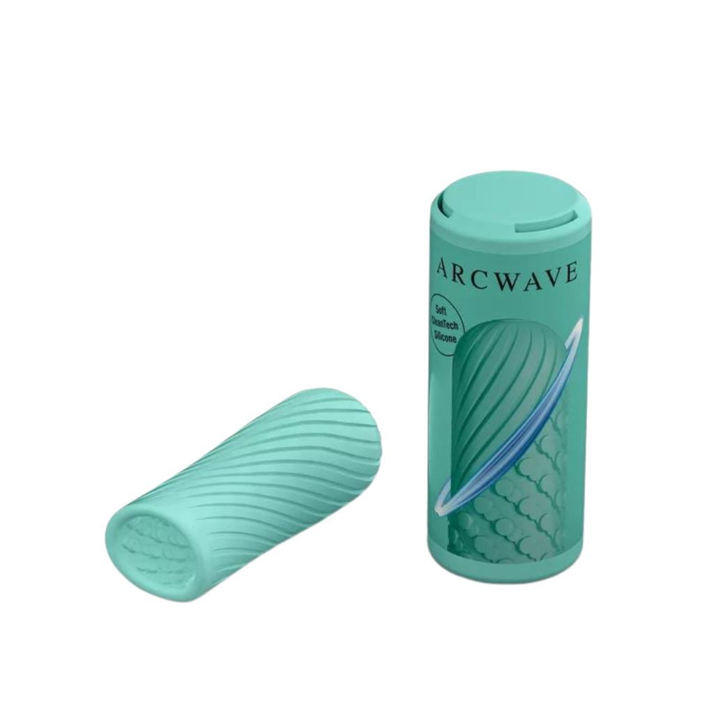 Ghost Reversible Silicone Stroker, Color: Mint