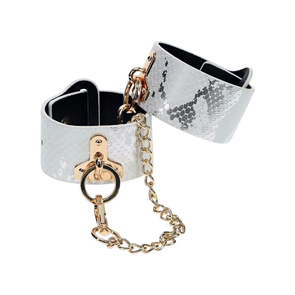 Ouch! Florence Leg Cuffs, Colour: White