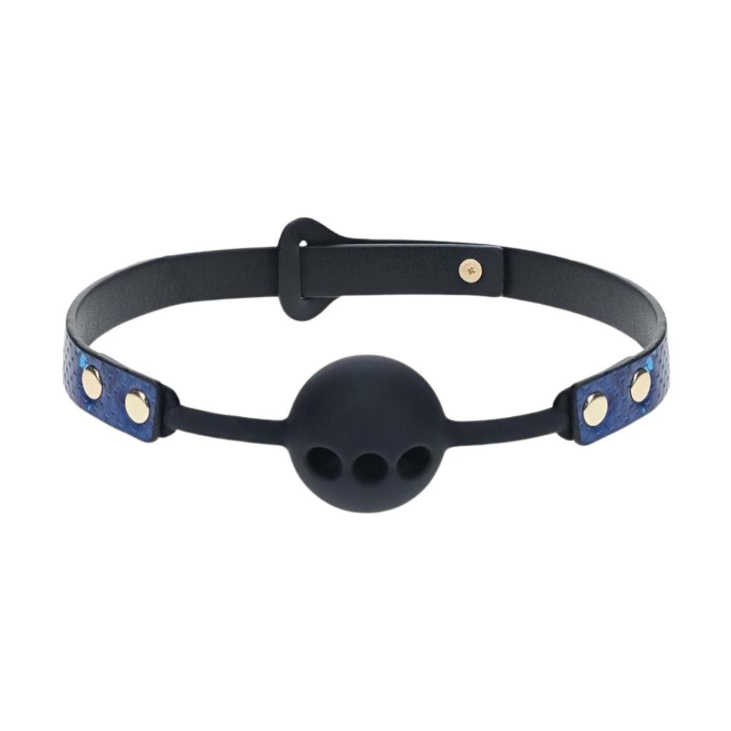 Ouch! Florence Silicone Ball Gag, Colour: Blue