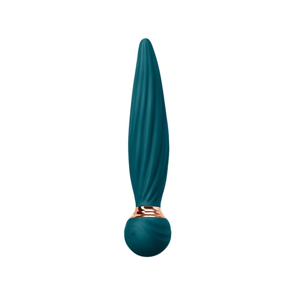 Sugar Pop Twist Gyrating Vibrator, Color: Teal