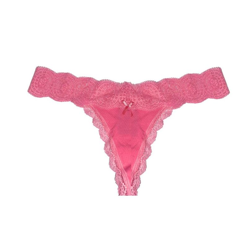 Waist No Time Thong - M. Pink