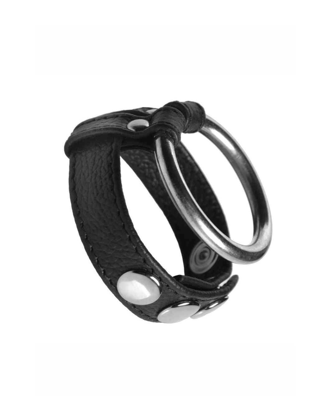 Strict Leather &amp; Steel Cock Ring