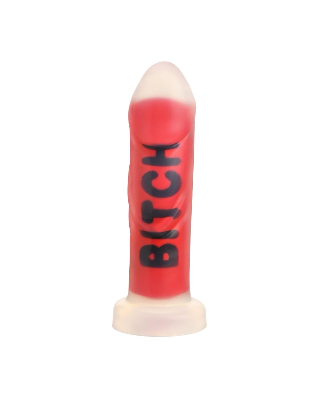 Master Series Red/Clear Dildos, Style: Bitch