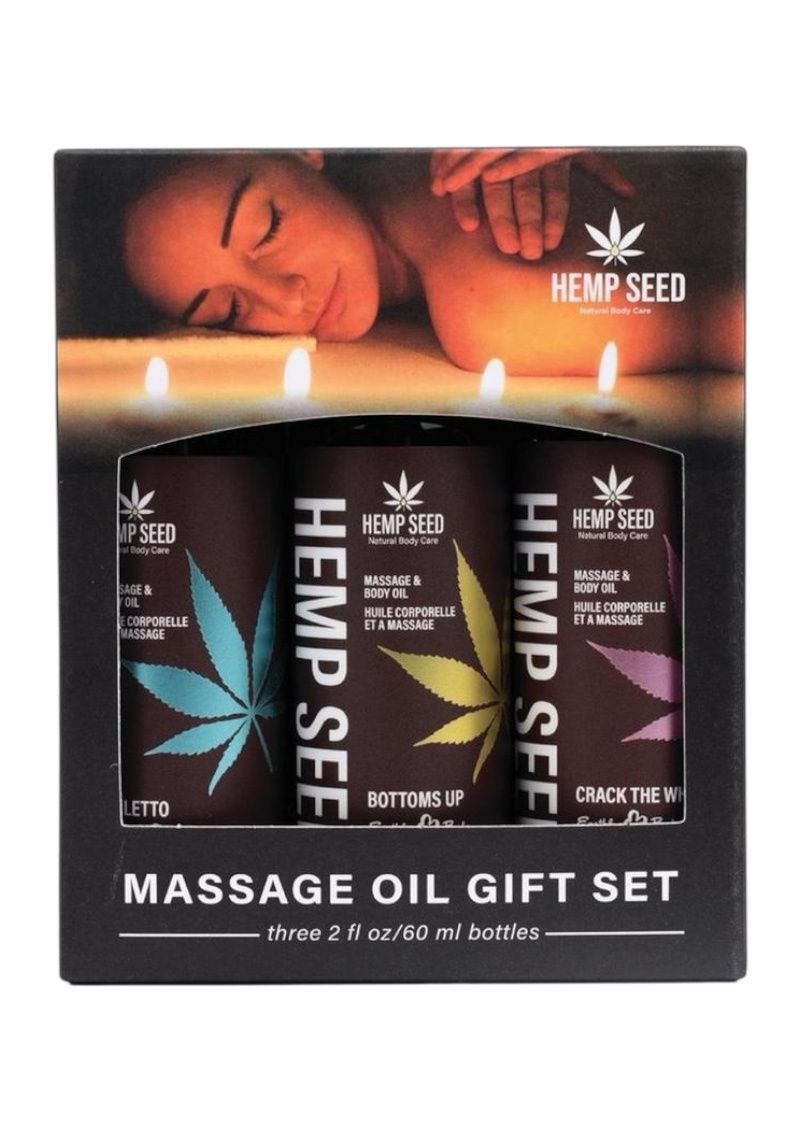 Earthly Body Trio Massage Oil Set