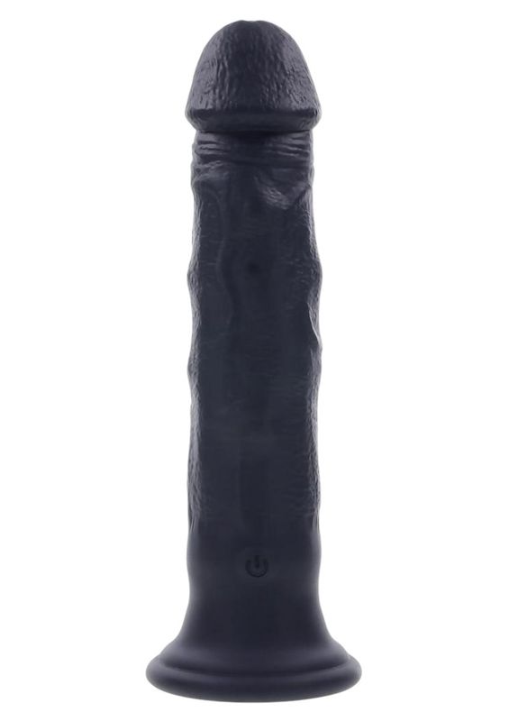 Black Thunder Massaging Remote Control Dildo