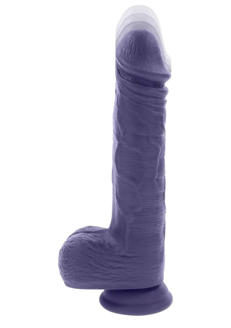 Pleasure Rider Silicone Thrusting Vibrating Dildo