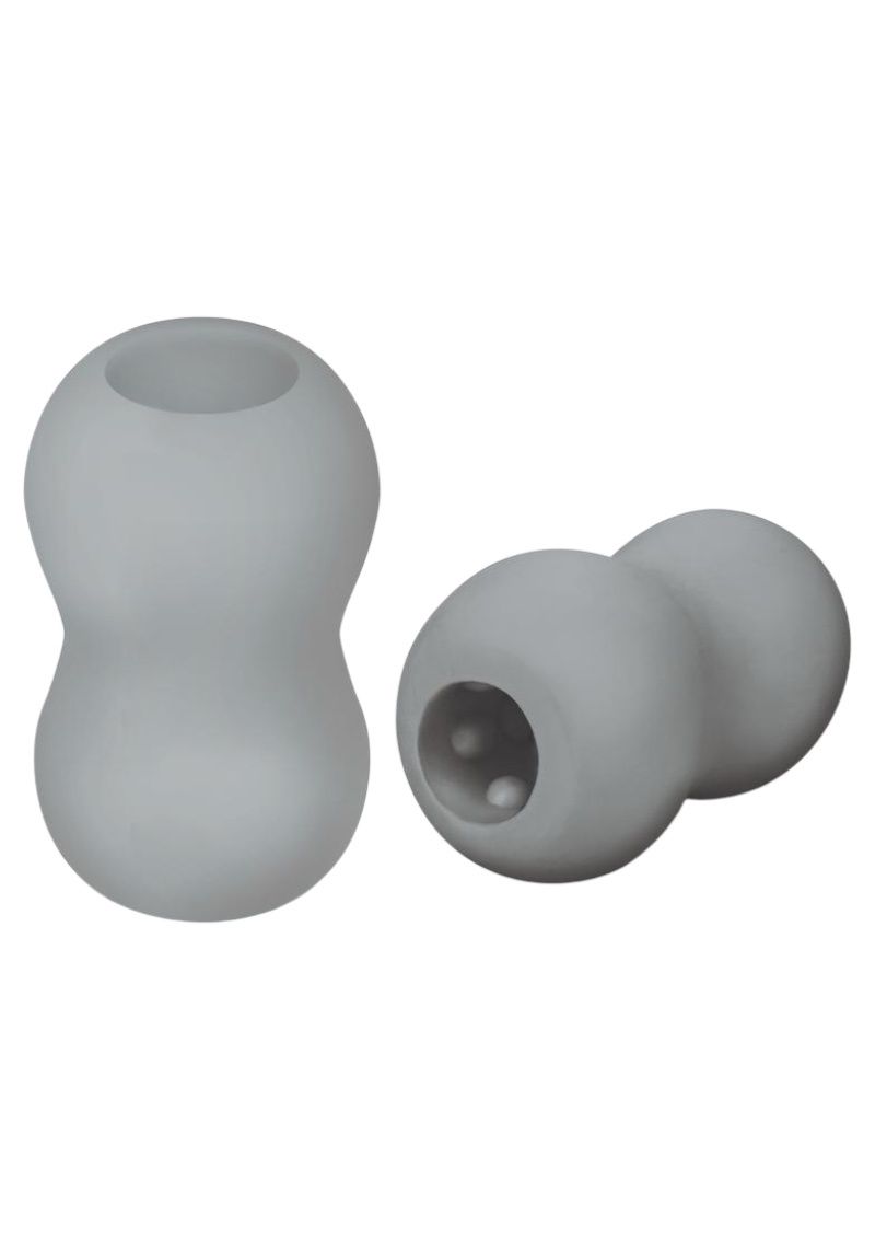 Zolo Double Bubble Mini Stroker, Color: Gray