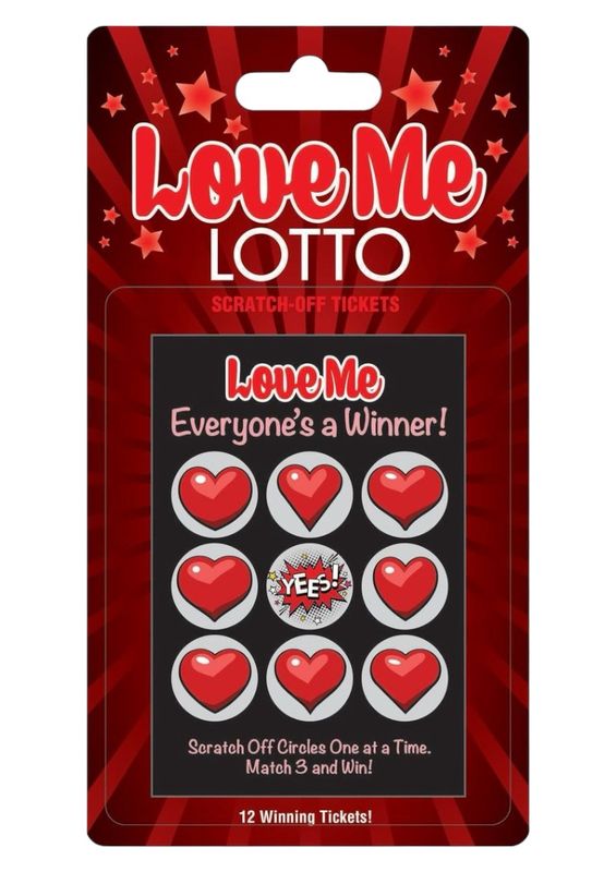 Love Me Lotto Scratch Off Tickets