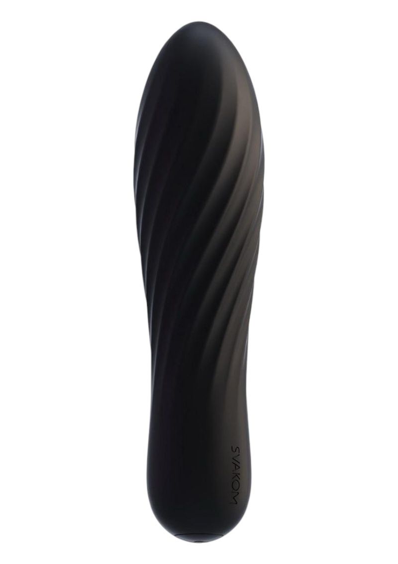 Svakom Tulip Silicone Bullet, Color: Black