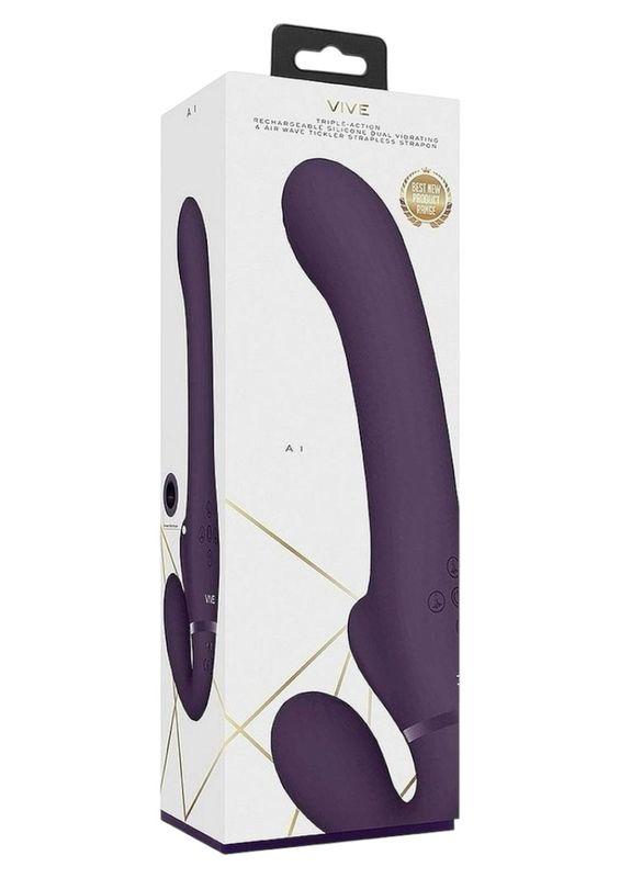 Vive AI Dual Motor Strapless Strap On
