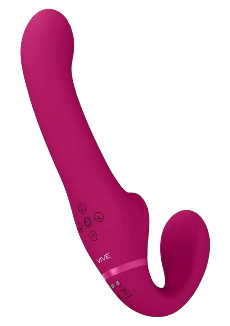 Vive AI Dual Motor Strapless Strap On, Color: Pink