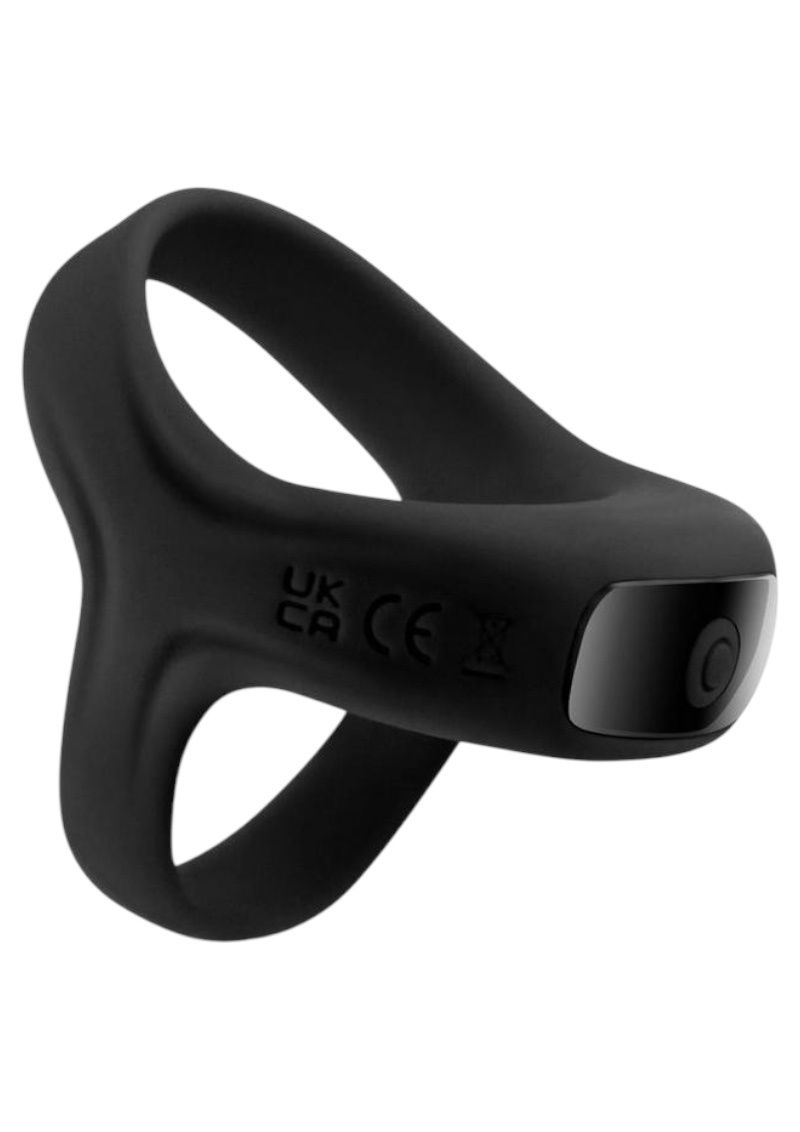 Renegade Emperor Vibrating C-Ring, Color: Black