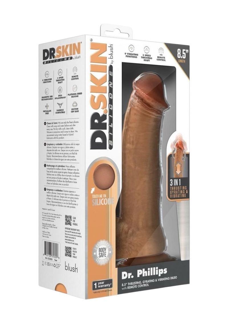 Dr. Phillips Thrusting Remote Control Dildo