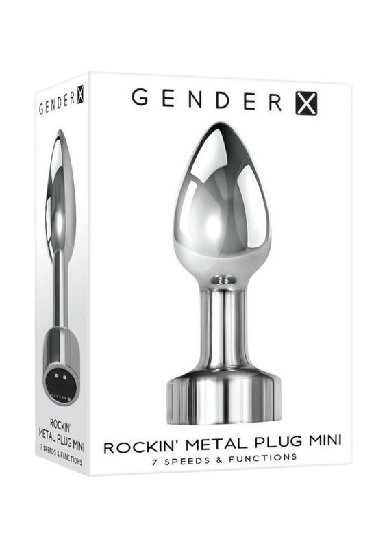 Gender X Rockin Vibrating Metal Plug