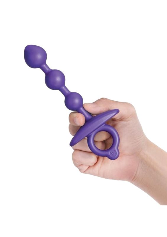 B-Vibe Butties Zip Anal Beads
