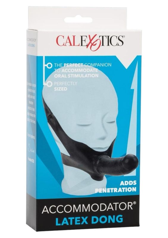 The Accomodator Latex Face Dildo