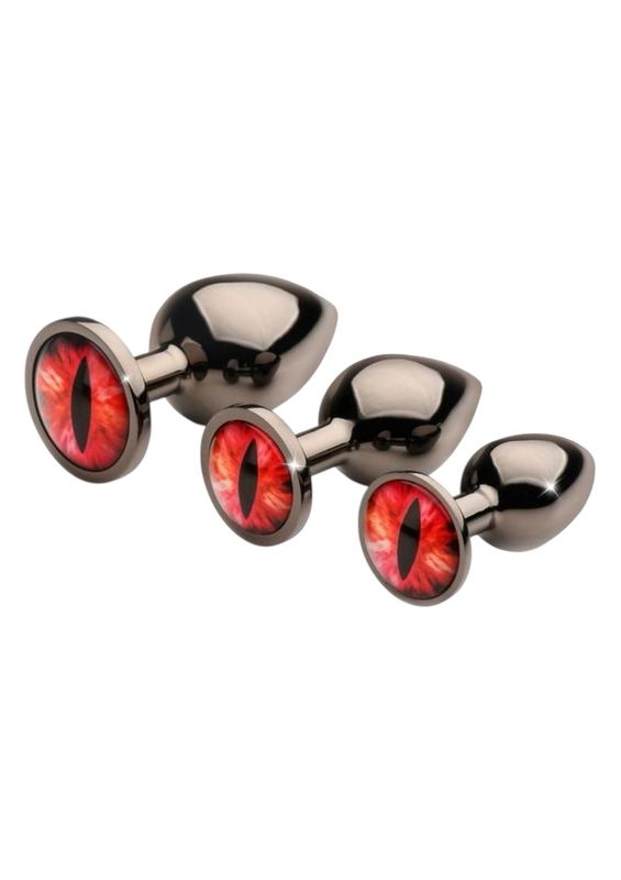 Red Eye Metal Butt Plug
