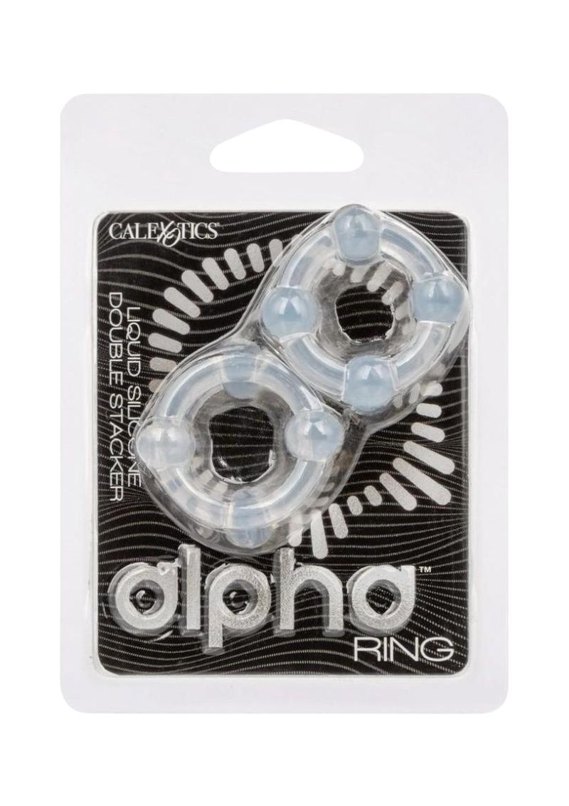 Alpha Liquid Silicone Double Stacker Ring