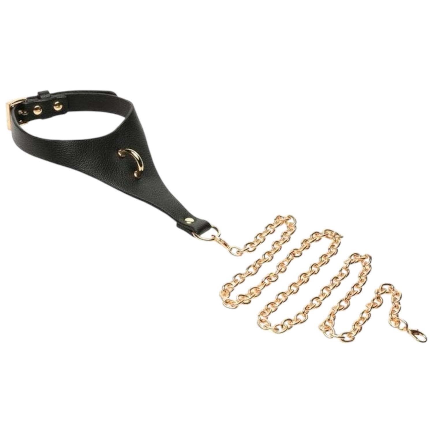 Captivate Collar &amp; Body Chain, Color: Black
