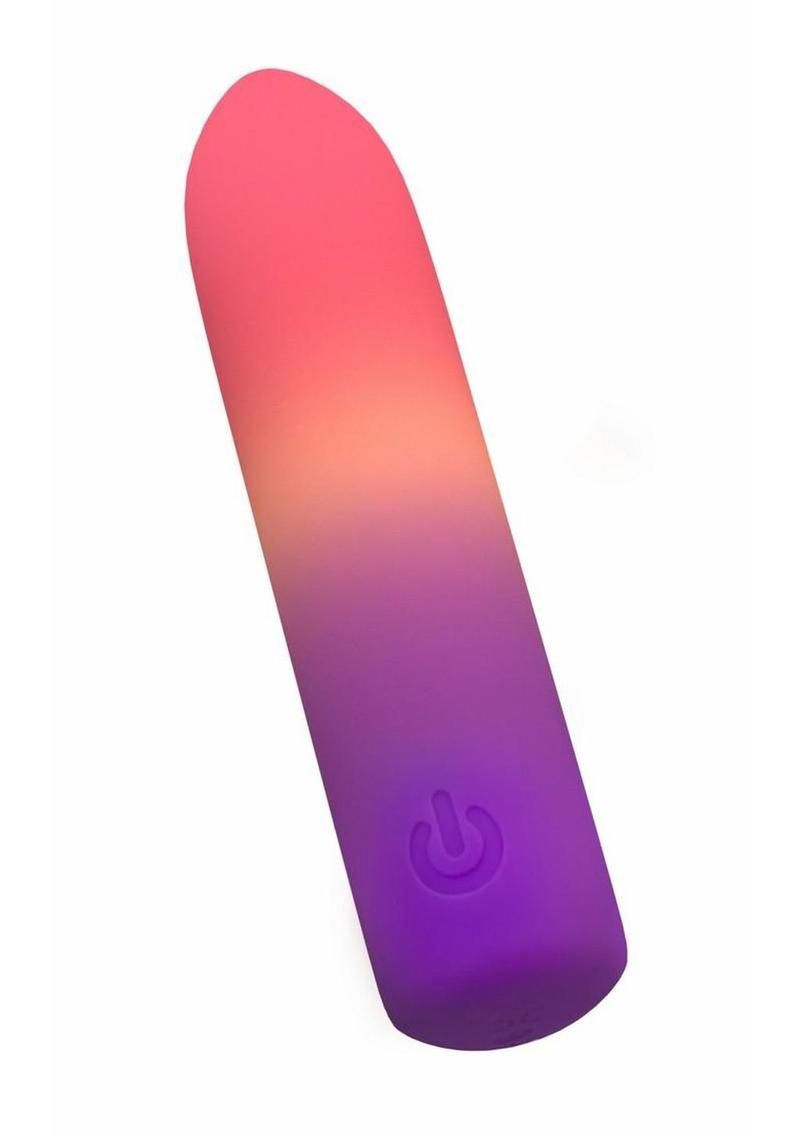 Play With Me Bullet Vibrator, Color: Cotton Candy (Orange &amp; Purple)