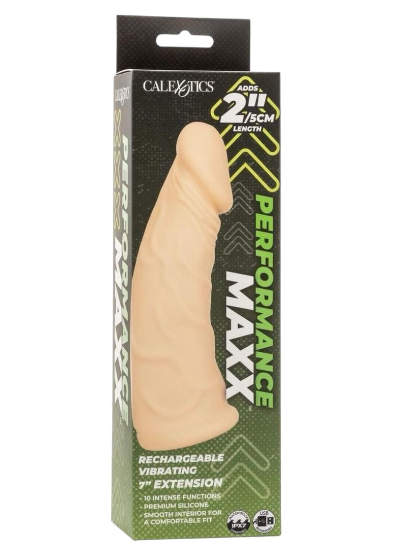 Performance Maxx Vibrating Extender, Color: White