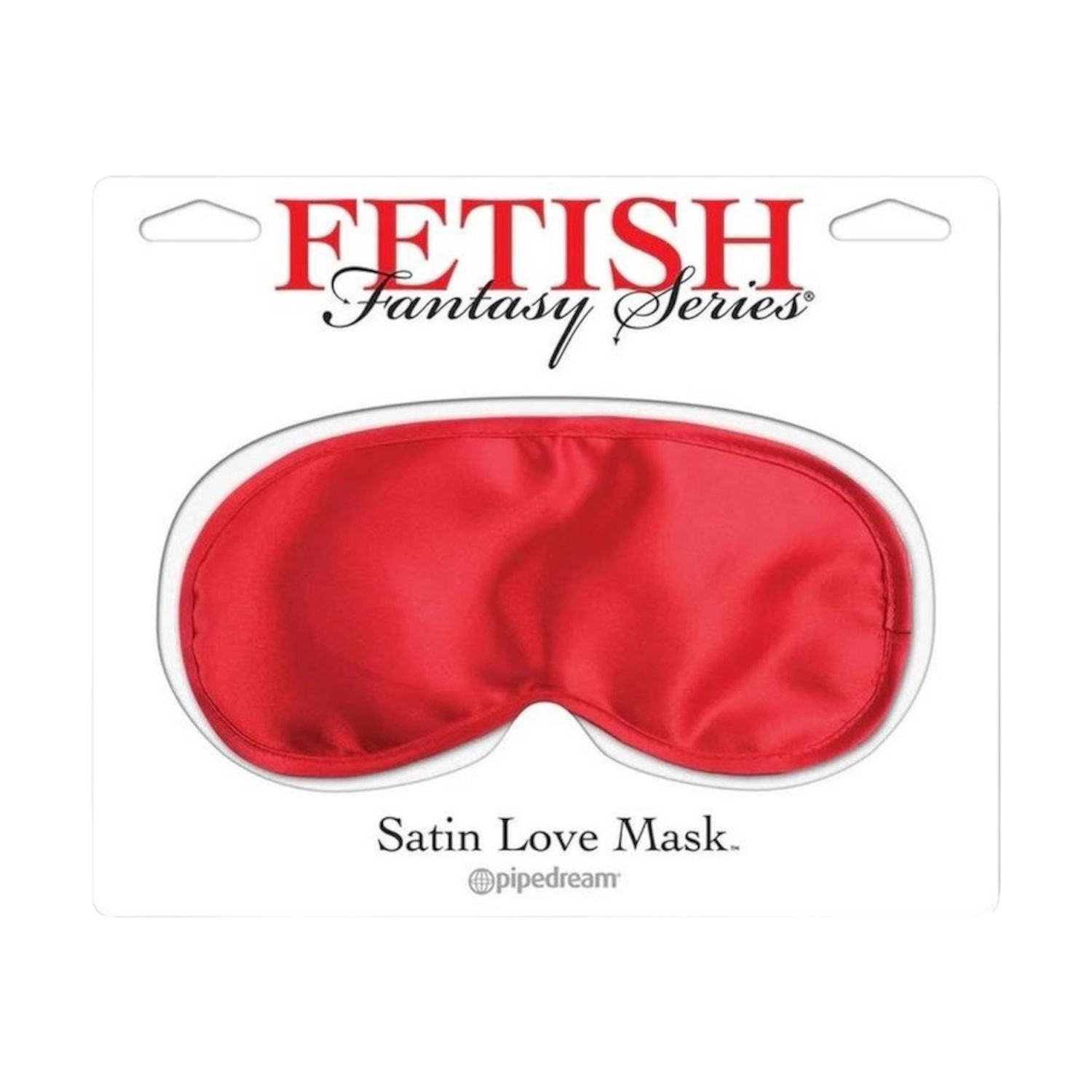 Fetish Fantasy Satin Mask, Color: Red