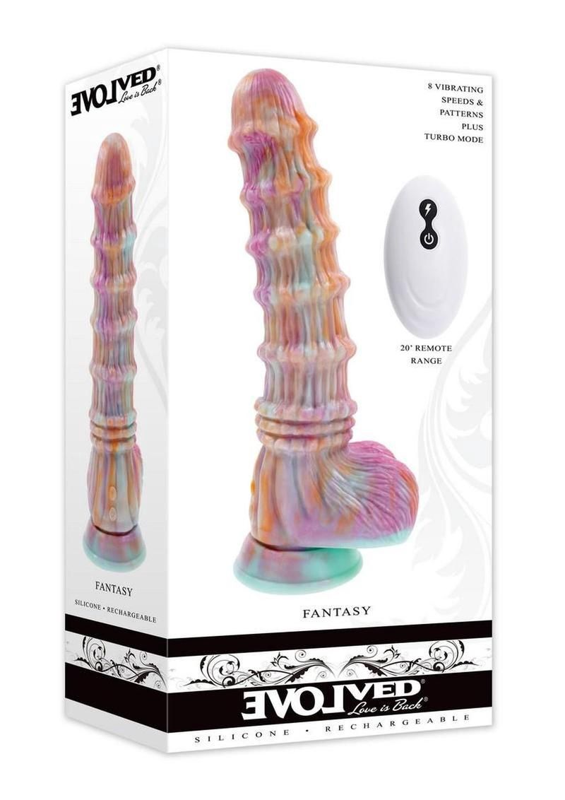 Fantasy Vibrating Remote Control Dildo