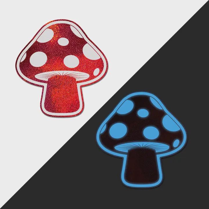 Glow In The Dark Mushroom Pasties
