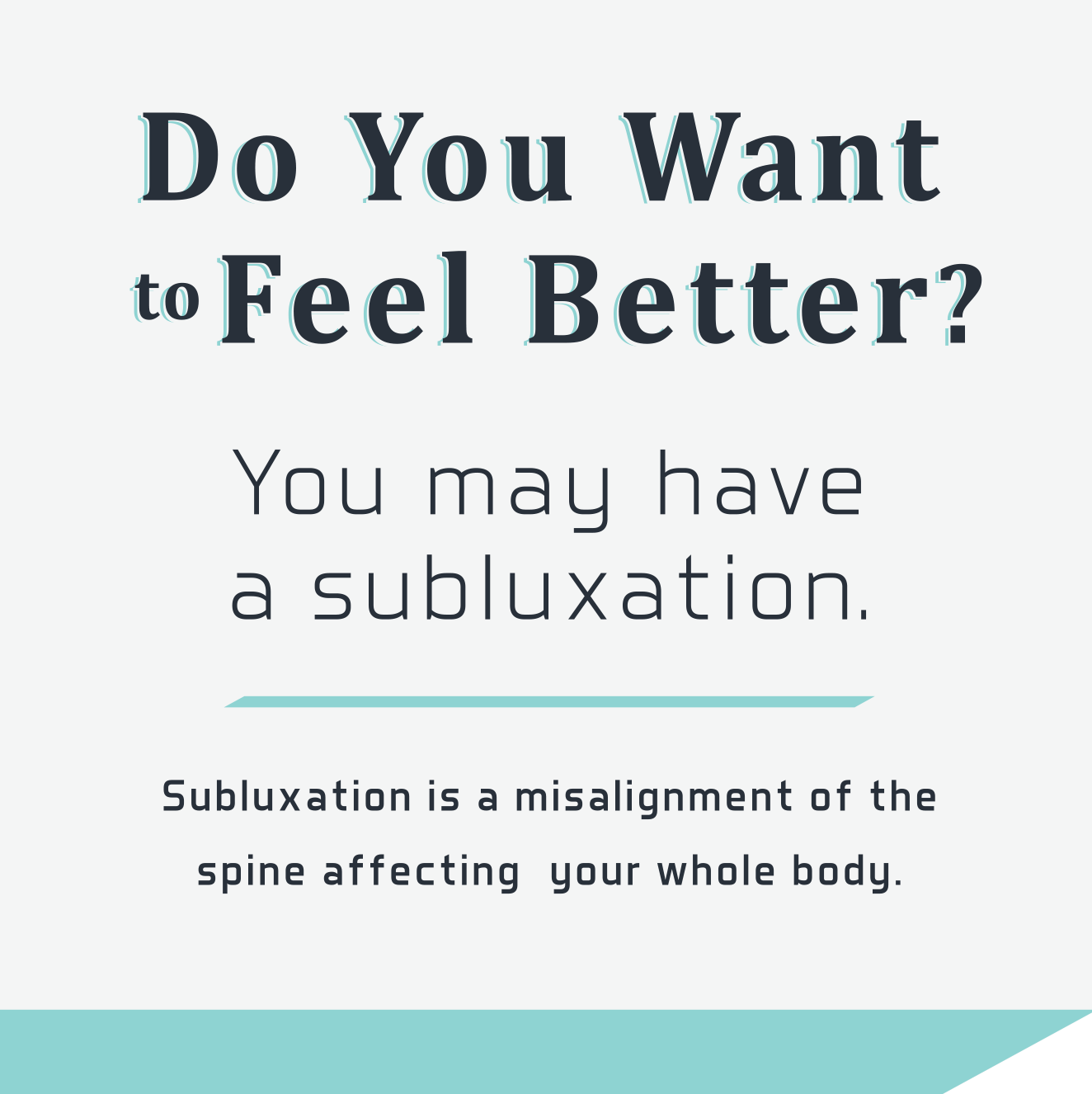 Subluxation Brochures (pack of 25)