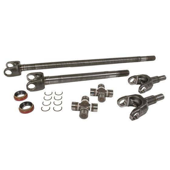 Yukon Chromoly Front Axle Kit for Dana 30, Both Sides, 30 Spline, 733X U-Joints