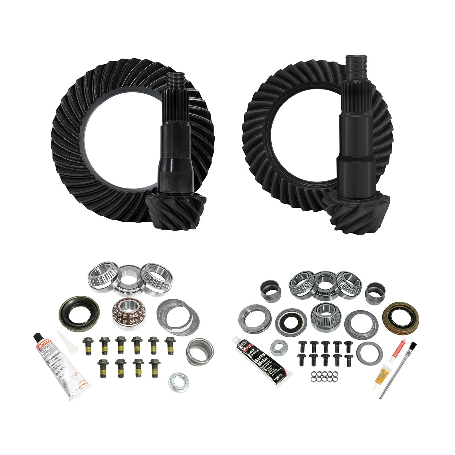 Yukon Re-Gear and Install Kit, D30 front/D35 rear, Jeep JL non-Rubicon, 3.73