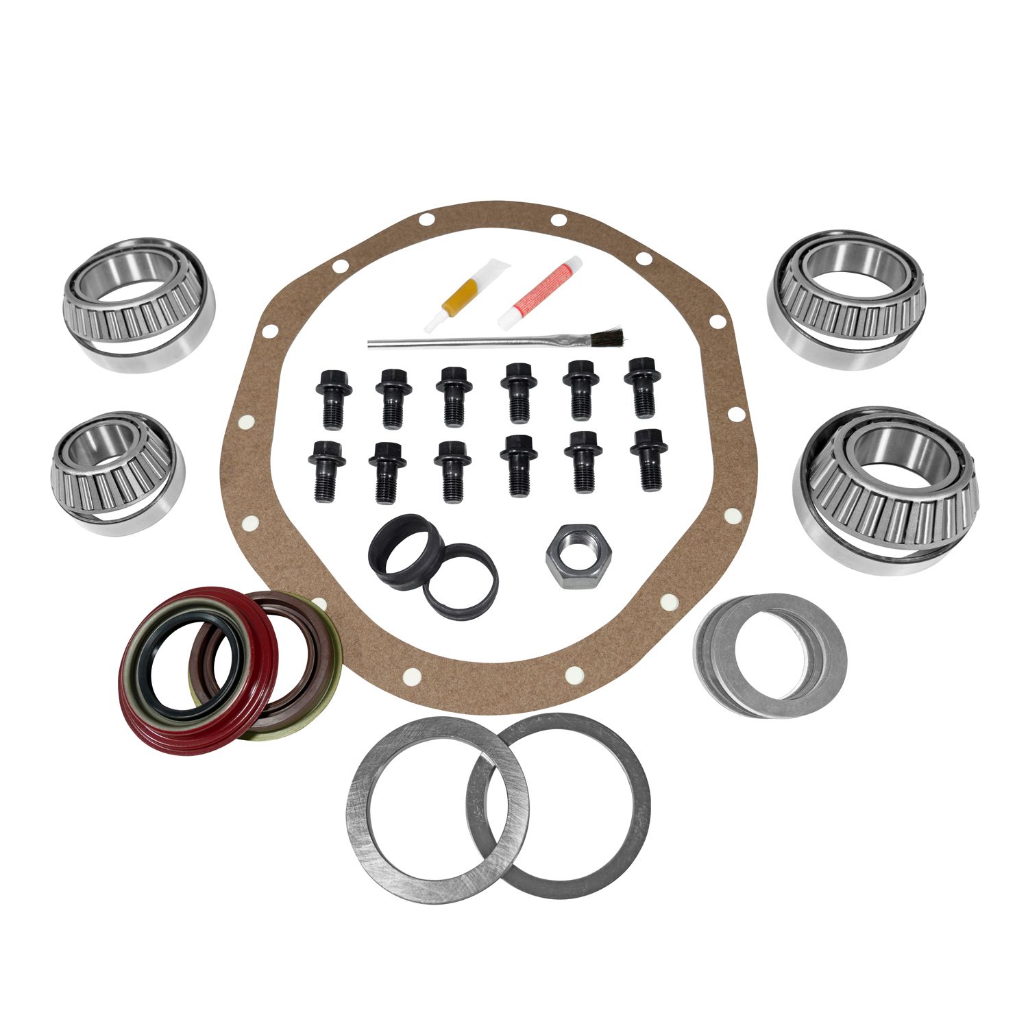 Yukon Master Overhaul kit, GM 9.5", '97-'13, semi-float diff, w/triple lip seal