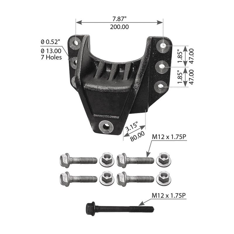 HANGER REAR RIGHT 90-09 KODIAK