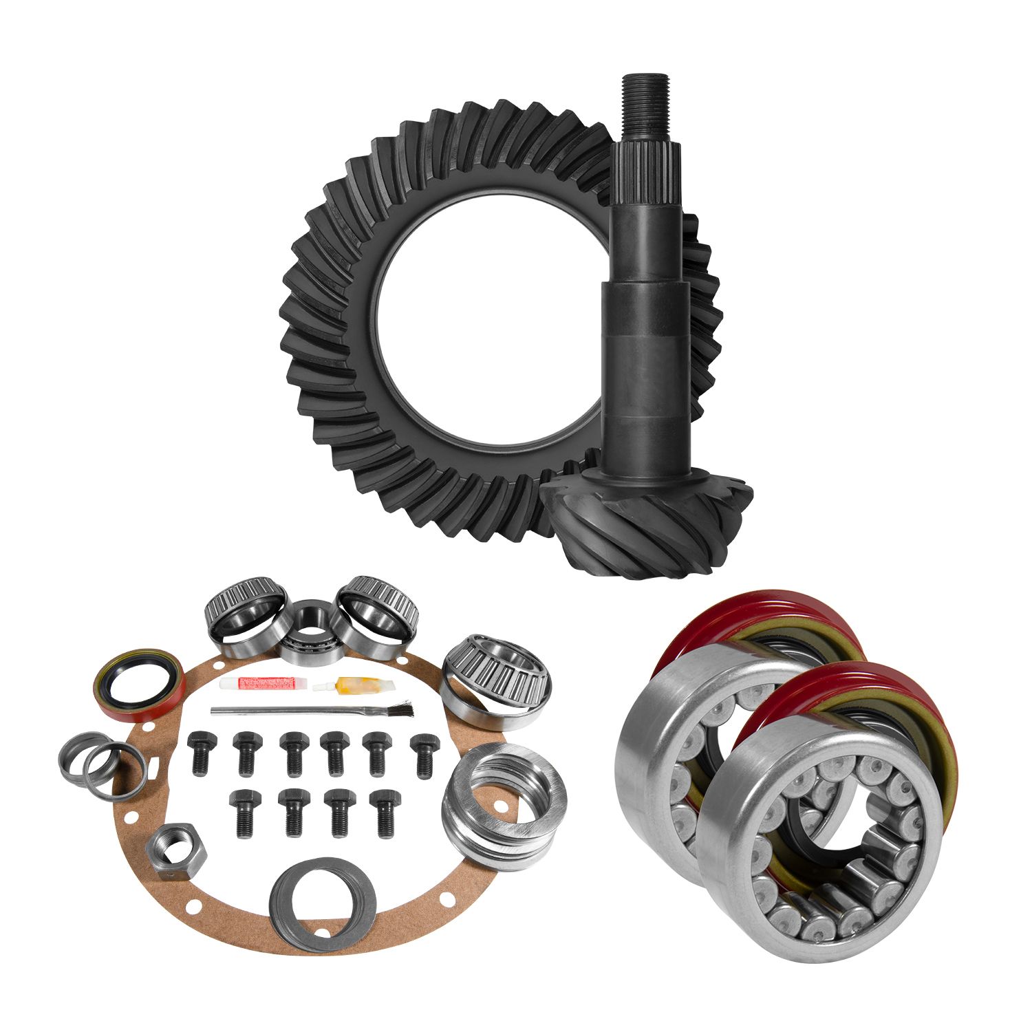 8.5" GM 4.88 Rear Ring & Pinion, Install Kit, Axle Bearings, 1.78" Case Journal