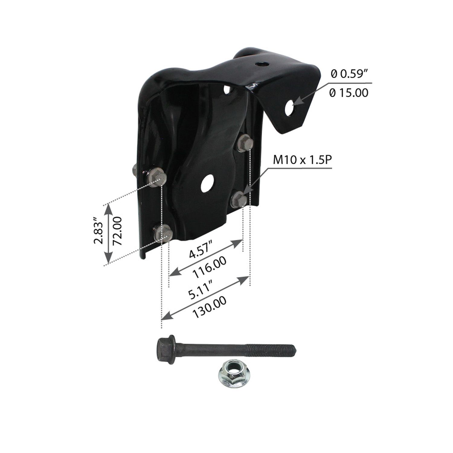 HANGER REAR '99-'15 GM 1500