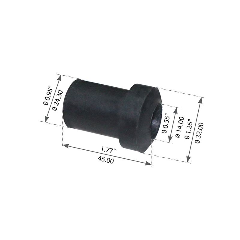 BUSH SHACKLE 1.7" 01-07CARAVAN