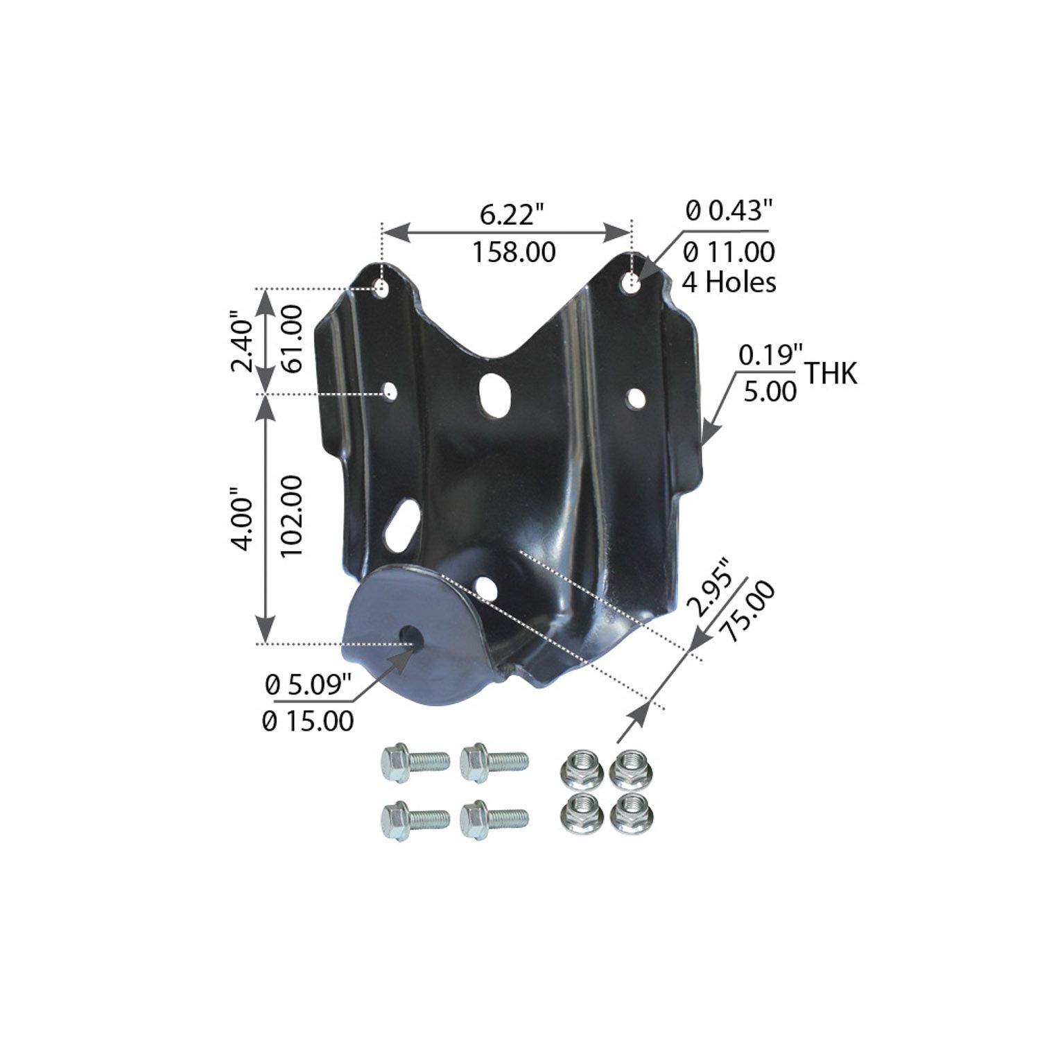 HANGER REAR LH '00-'06 TUNDRA
