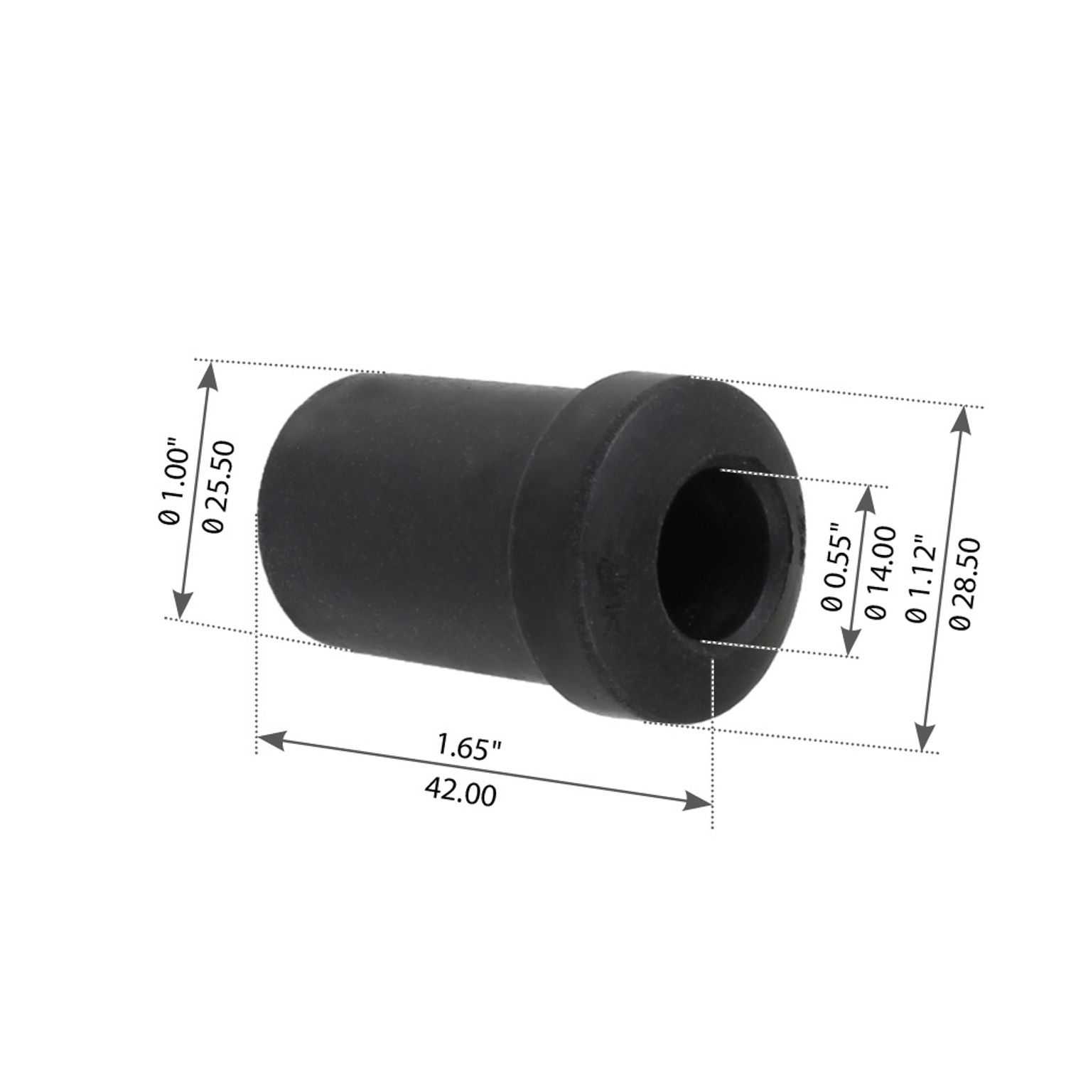 BUSHING SHACKLE 82-97 B150 LRG