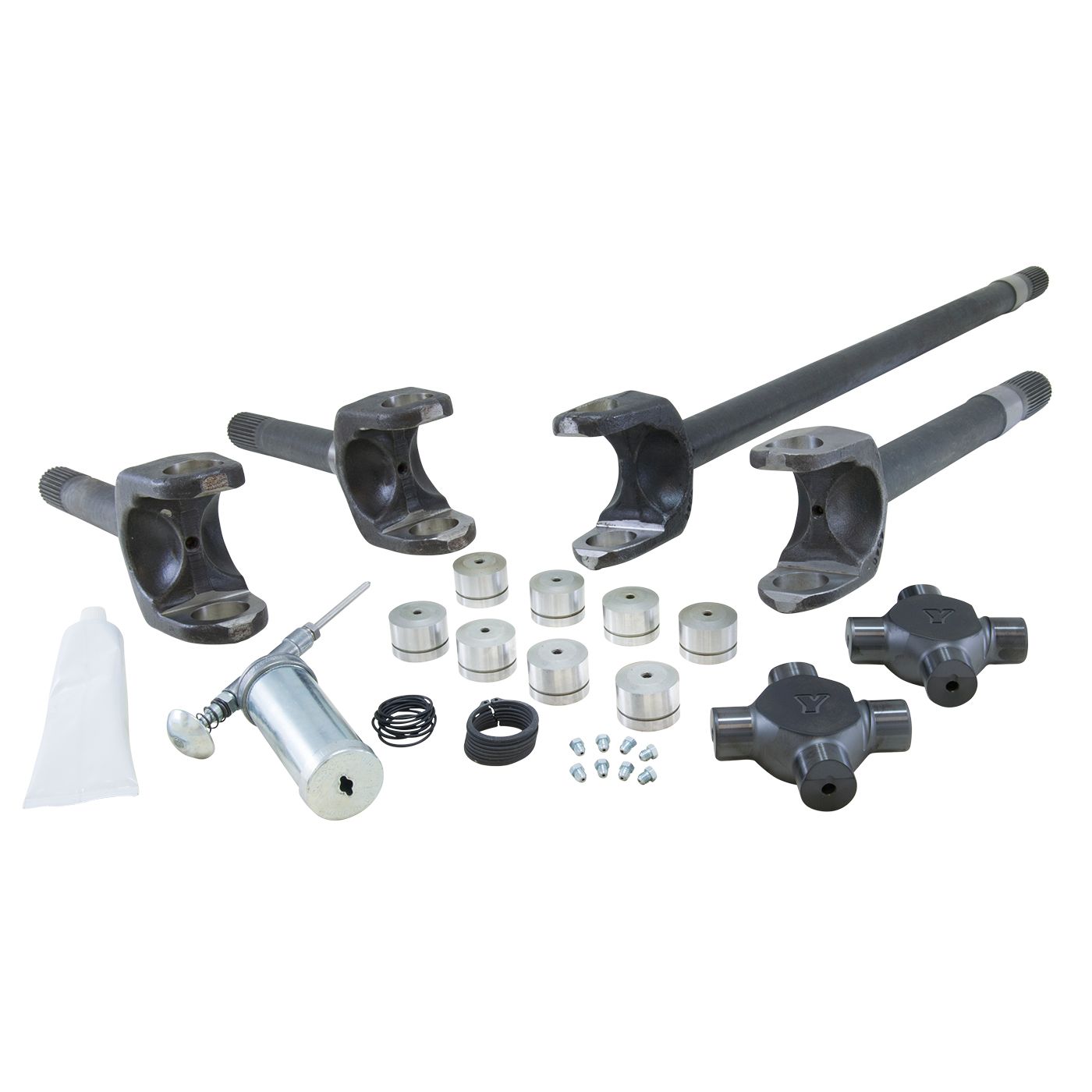 Yukon Chromoly Front Axle Kit for Dana 60, 35 Spline, Both Sides, Super Joints